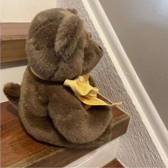 Mango Teddy Bear Plush Millenium 2000 Vintage Rare Magnetic Hands Heavy Peekaboo - Picture 5 of 12